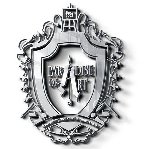 Paradise of art logo png